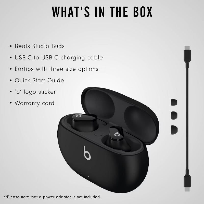 Beats Studio Buds True Wireless Noise Cancelling Bluetooth Earbuds